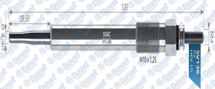 SVAC SV126 Kizdirma Bujisi 5v Ix35 (Lm) 2.0 Crdi 4×4 Awd Sorento 2.0-2.2 Crdi (Xm)4wd